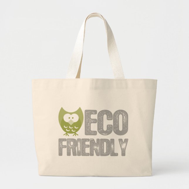 Grand Tote Bag Conception amicale d'Eco ! Produit d'écologie ! (Devant)