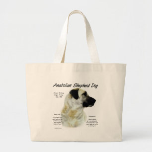 Grand Tote Bag Conception anatolienne d'histoire de chien de