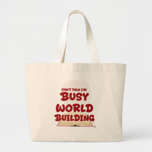 Grand Tote Bag Conception de devise de rédacteur de construction