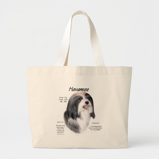 Grand Tote Bag Conception de l'histoire Havanaise (Devant)