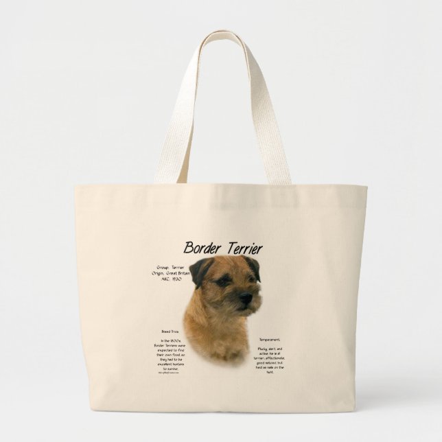 Grand Tote Bag Conception de l'historique des frontières (Devant)