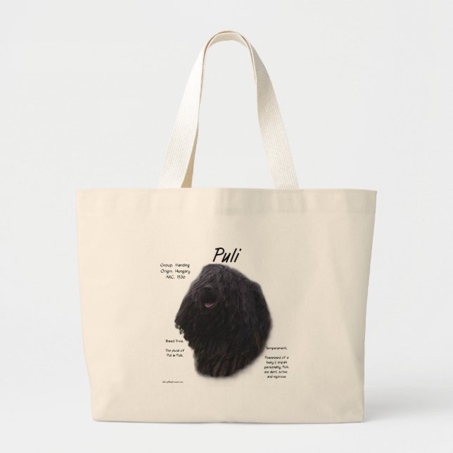 Grand Tote Bag Conception de l'historique des poupons (Devant)