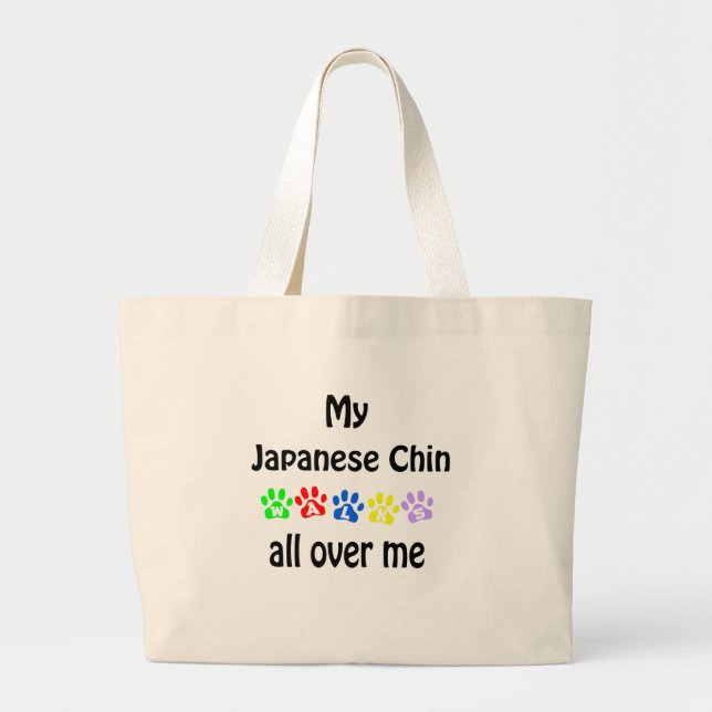 Grand Tote Bag Conception de marches japonaises (Devant)
