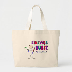 Grand Tote Bag Conception de personne de bâton d'infirmière de