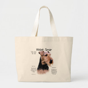 Grand Tote Bag Conception d'histoire de gallois Terrier