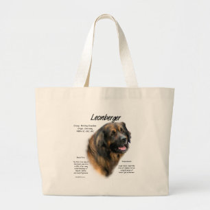Grand Tote Bag Conception d'histoire de Leonberger