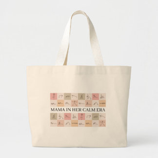 Grand Tote Bag Conception esthétique yoga de Mama In Her Calm Era