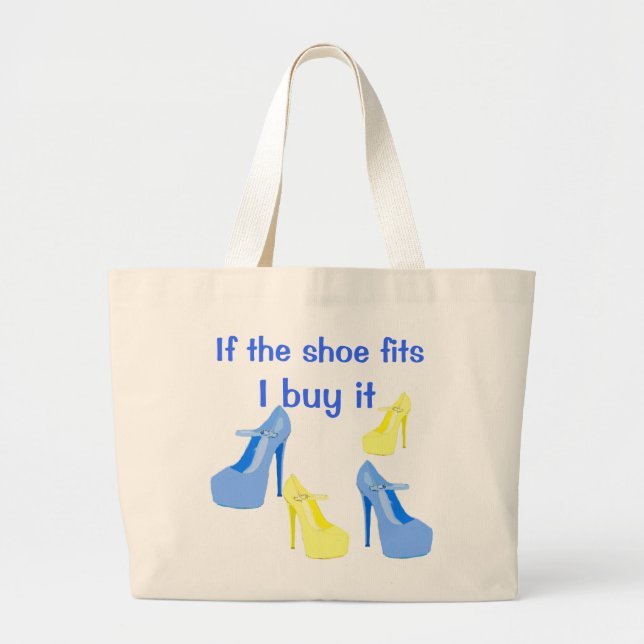 Grand Tote Bag Conception Fourre-tout de chaussure de talon haut (Devant)