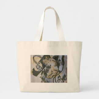 Grand Tote Bag Conception japonaise de Sash de tissu