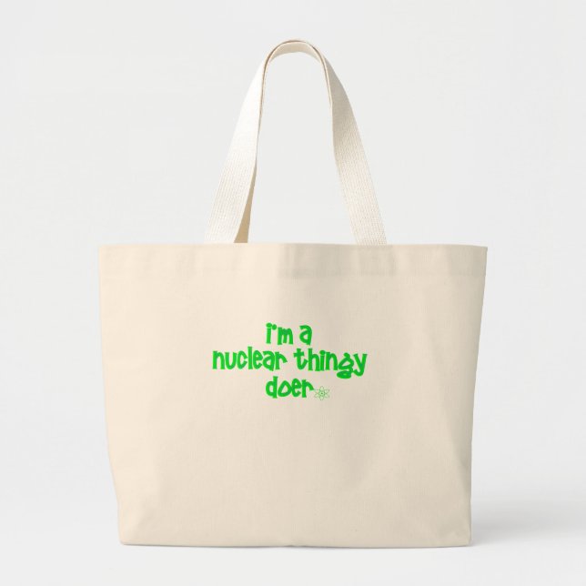 Grand Tote Bag Conception Nucléaire Originale (Devant)
