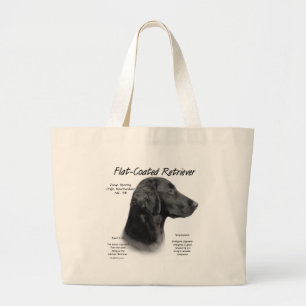 Grand Tote Bag Conception Plat-Enduite d'histoire de chien