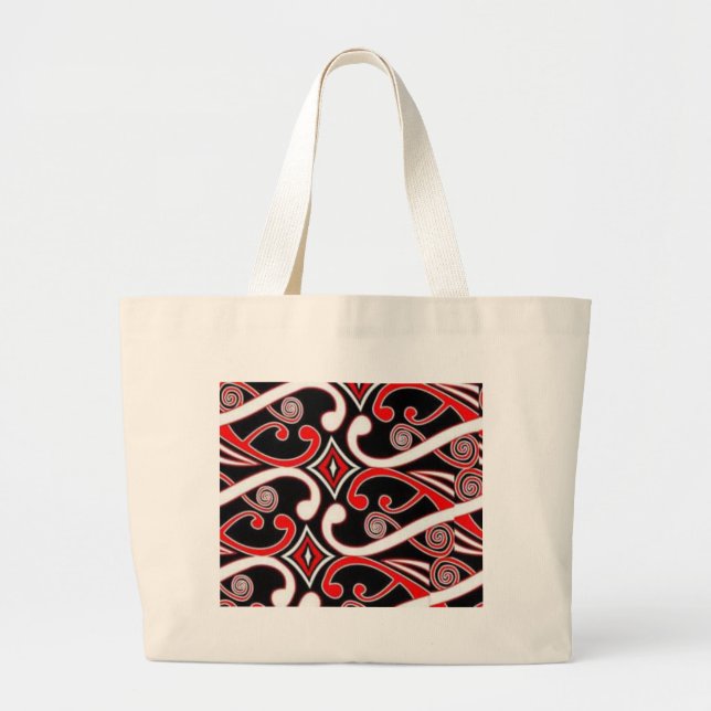 Grand Tote Bag conceptions maories (Devant)