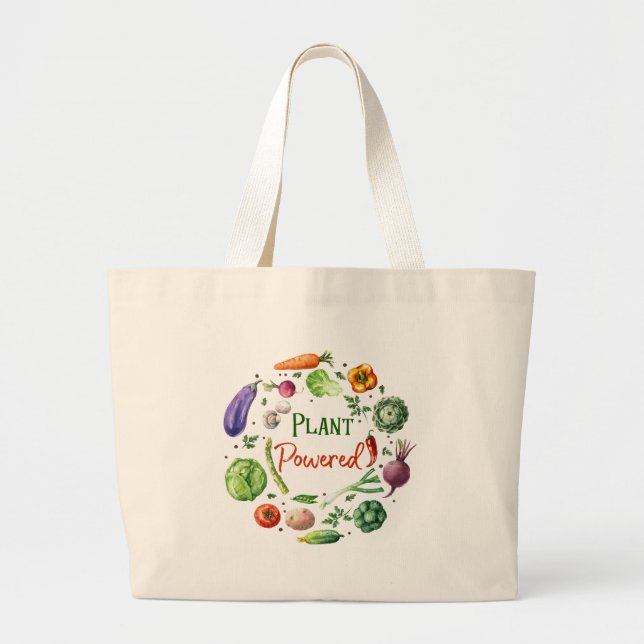 Grand Tote Bag Conceptions Plante-Actionnées (Devant)