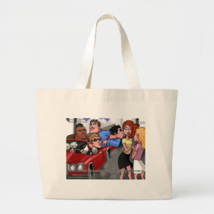 Grand Tote Bag Conduire par Hickey Gangs Drôle Tee - shirt Mugs &