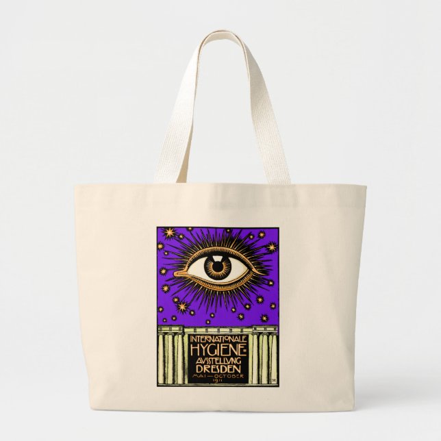 Grand Tote Bag Conférence internationale d'hygiène de 1911 à Dres (Devant)