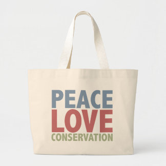 Grand Tote Bag Conservation d'amour de paix