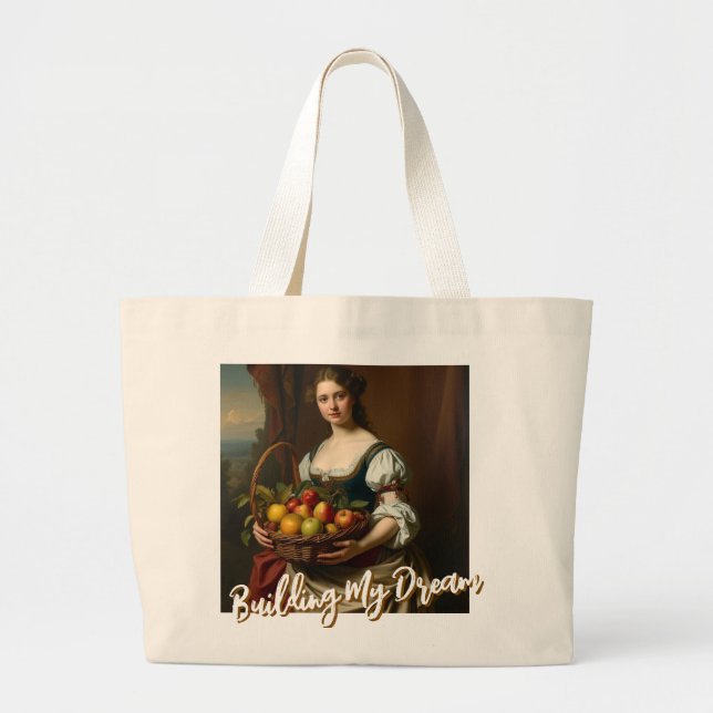 Grand Tote Bag Construire mon rêve (Devant)