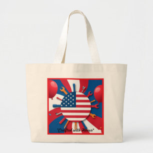 Grand Tote Bag "Construite avec fierté"