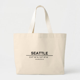 Grand Tote Bag Coordonnées Seattle