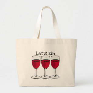 GRAND TOTE BAG COPIE D'AMUSEMENT DES USA ZIN DE VIN ROUGE