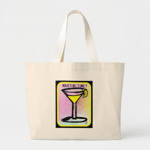 GRAND TOTE BAG COPIE DE BAISSE DE CITRON DE TEMPS DE MARTINI