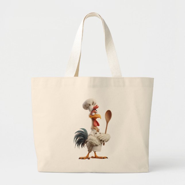 Grand Tote Bag Coq (Devant)