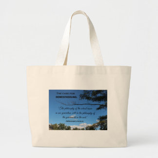 Grand Tote Bag Coque pour l'enseignement à domicile