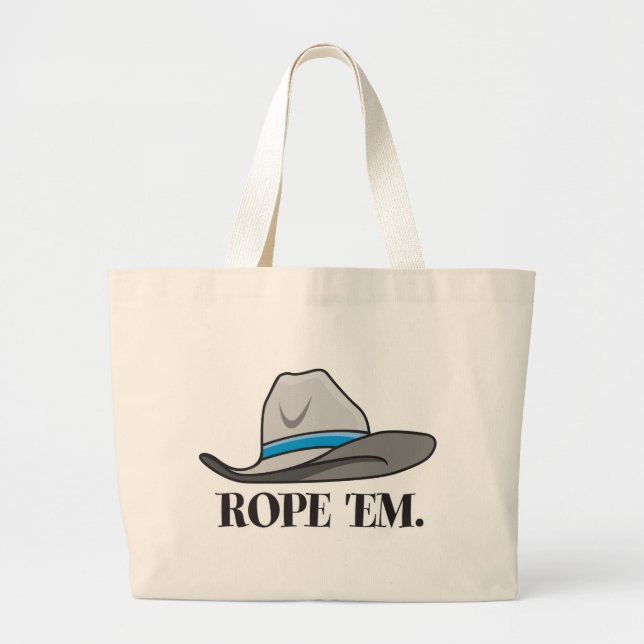 Grand Tote Bag Corde'em cowboy (Devant)