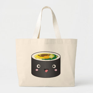 Grand Tote Bag Coréen mignon Gimbap