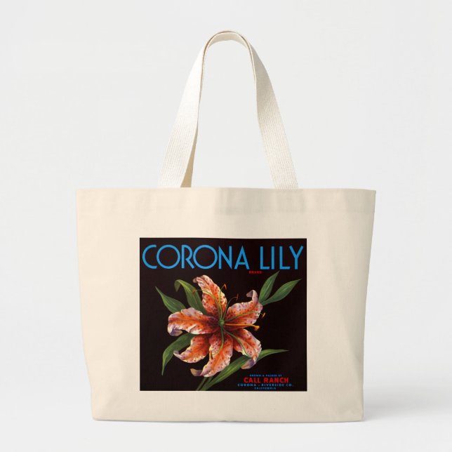 Grand Tote Bag Corona Lily (Devant)