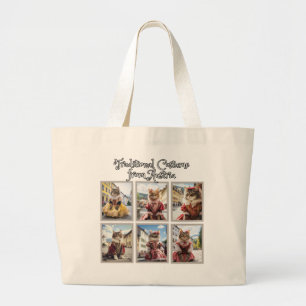 Grand Tote Bag Costume traditionnel autrichien