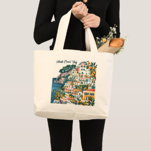 Grand Tote Bag Côte d'Amalfi, Italie : Destinations Iconiques