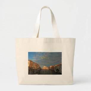 Grand Tote Bag Coucher de soleil à Venise Italie