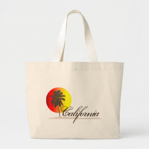 Grand Tote Bag Coucher du soleil de la Californie