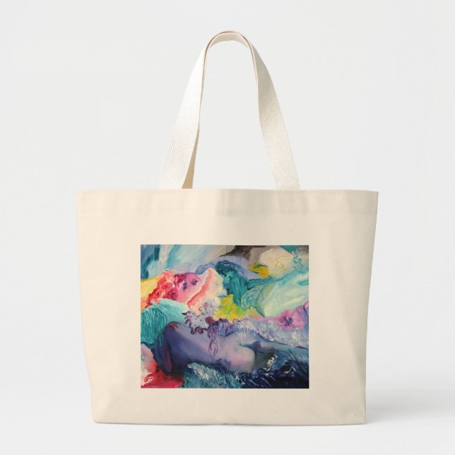 Grand Tote Bag Couleur de surréalisme (Devant)