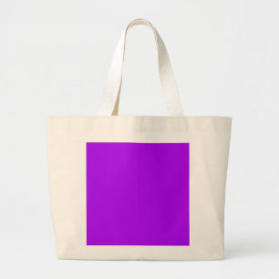 Grand Tote Bag Couleur violette Fuchsia Neon violet vive uniqueme