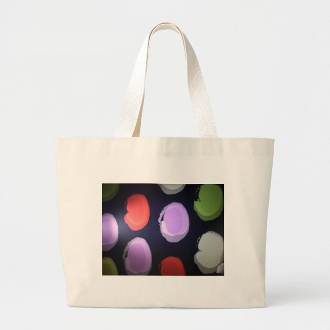 Grand Tote Bag Couleurs de ma vie Big polkadot.JPG (Devant)