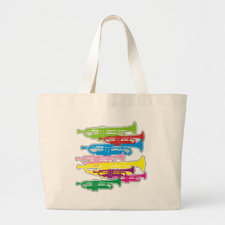 Grand Tote Bag Couleurs de trompettes