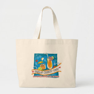 Grand Tote Bag Coup tropical de Bachelorette de boissons