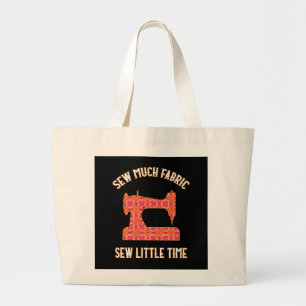 Grand Tote Bag Couper beaucoup de tissu peu de temps Amateurs de