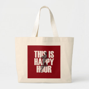 Grand Tote Bag Courir Est Une Bonne Heure