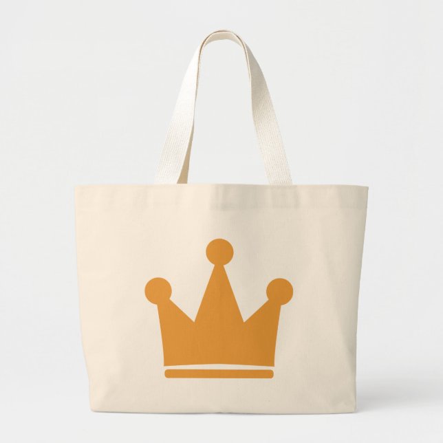 Grand Tote Bag couronne royale (Devant)