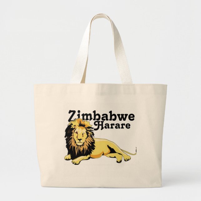 Grand Tote Bag Coutume du Zimbabwe (Devant)