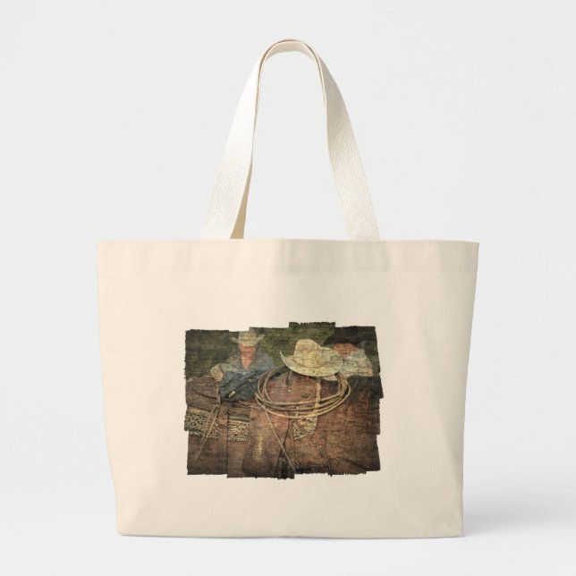 Grand Tote Bag Cowboys (Devant)