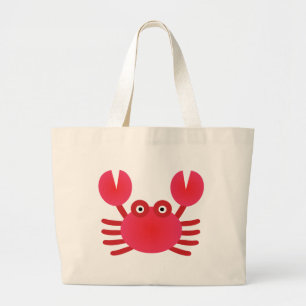 Grand Tote Bag Crabe amusant
