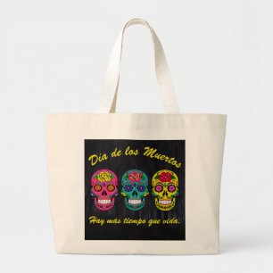 Grand Tote Bag Crânes à sucre Día de los Muertos