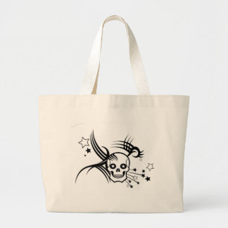 Grand Tote Bag Crânes et étoiles