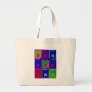 Grand Tote Bag Create Your Own Special Santa HoHoho Pop Art 