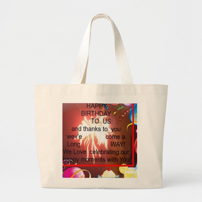 Grand Tote Bag Créer votre propre produit de Personnaliser (Devant)