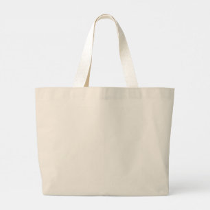 Grand Tote Bag Créez votre propre Jumbo personnalisé blanc Fourre